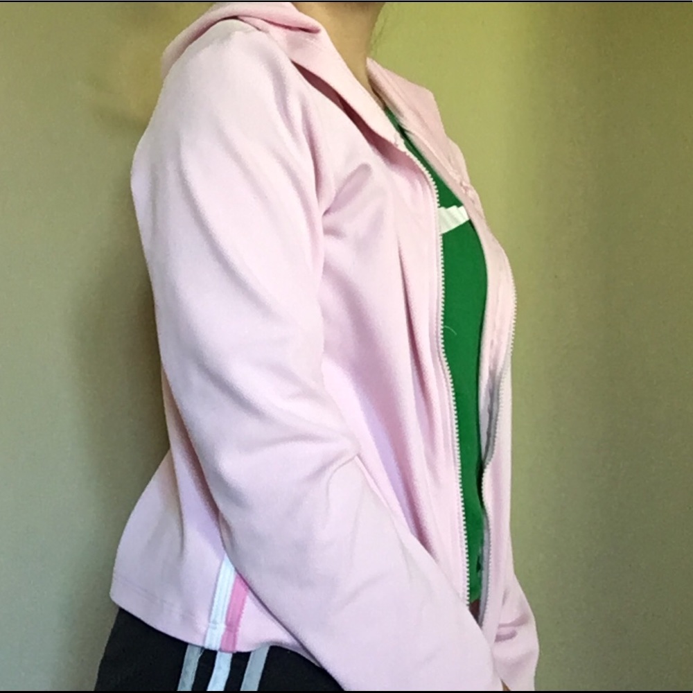 Cute Light Pink Zip Up Hoodie